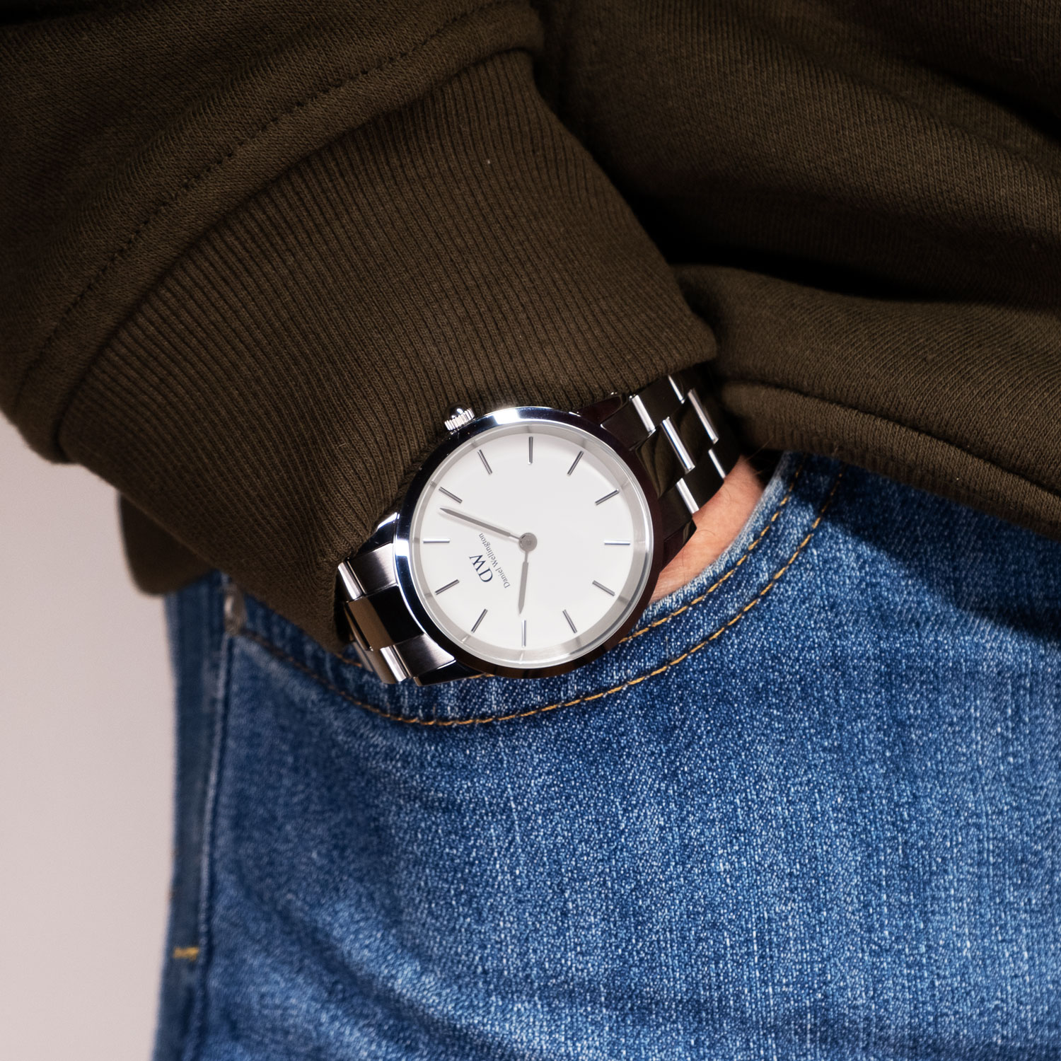 Denim wellington watch sales